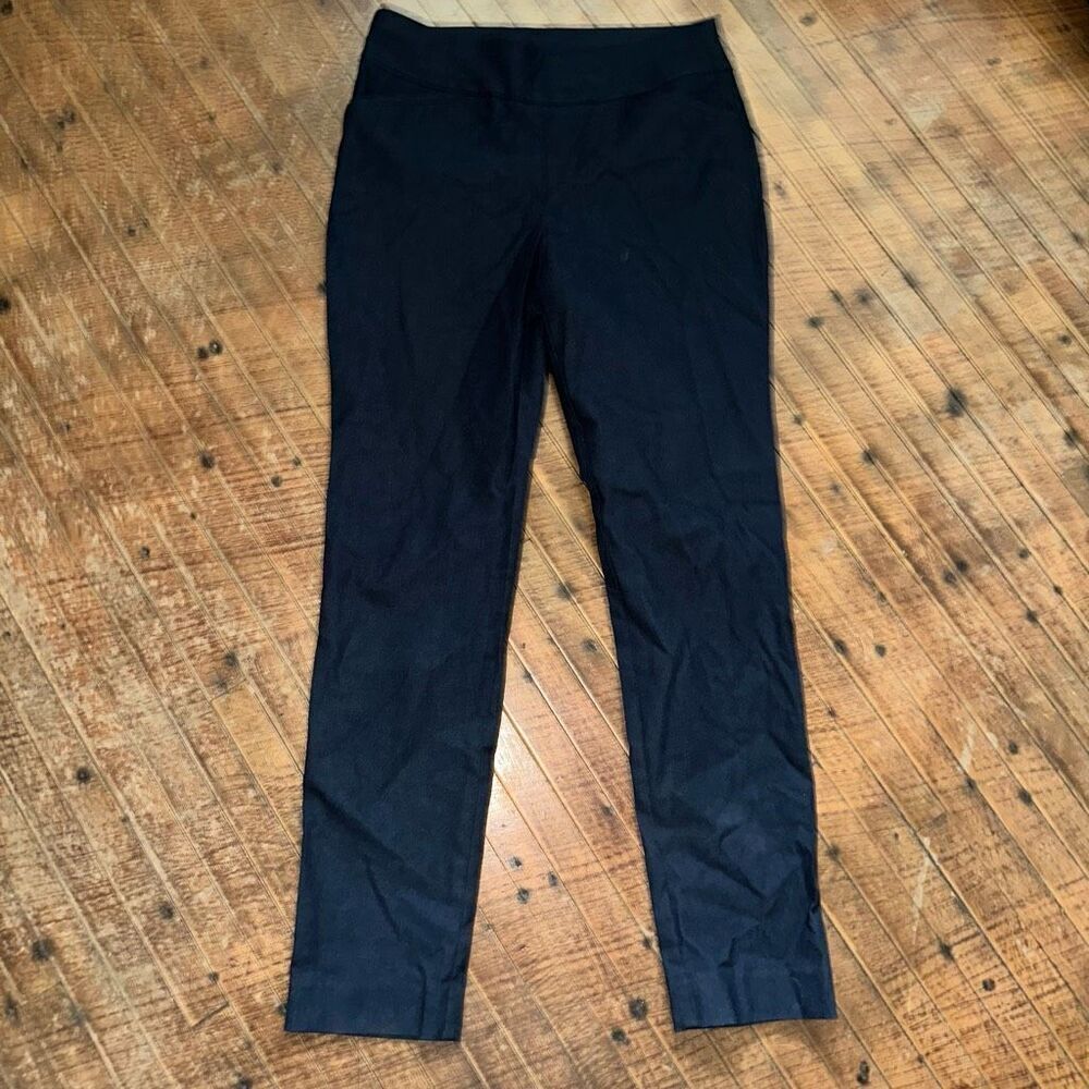 Chico’s Perfect stretch black size 1/8 pull on knit pants